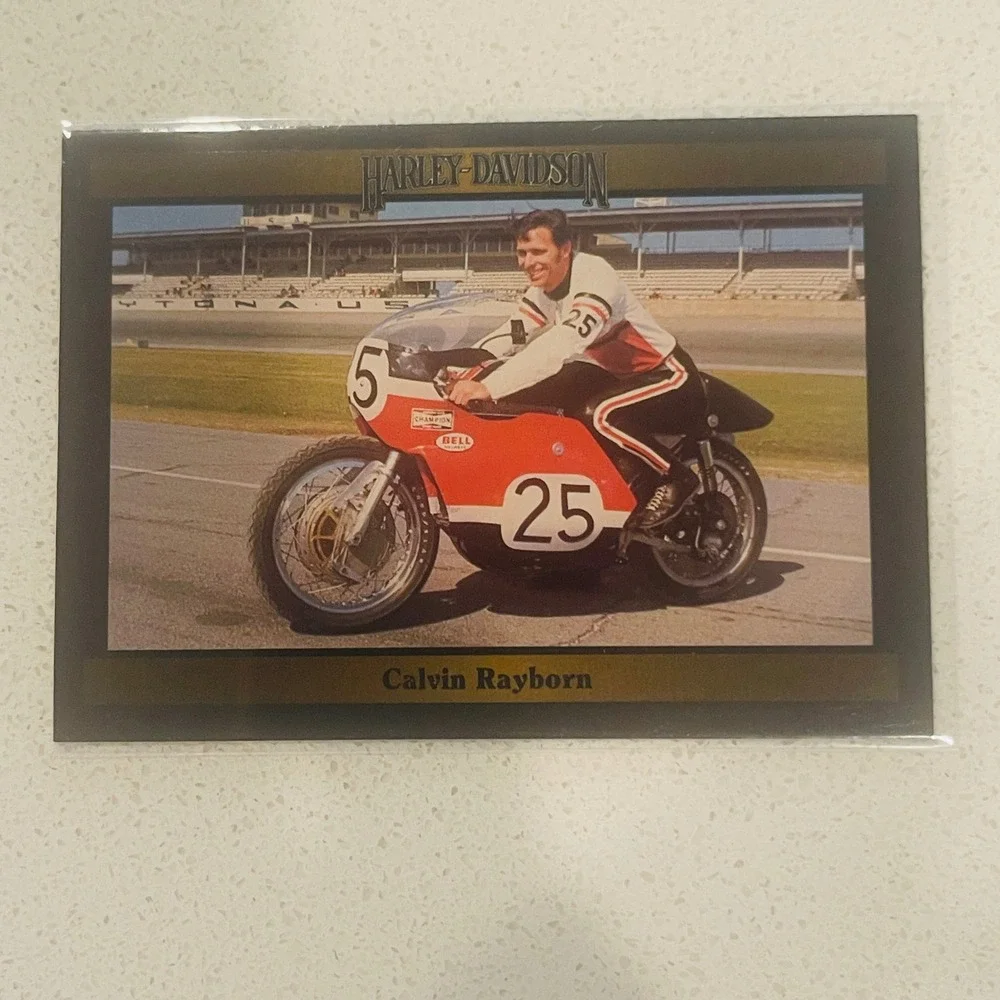 1992 Harley-Davidson Series 2 Cal Rayborn Trading Card 181 Collect-A-Card Racing